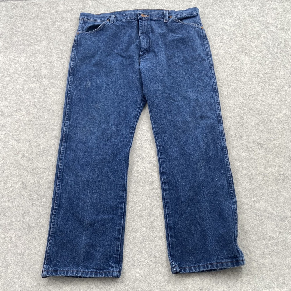 Wrangler Cowboy Cut Jeans Mens 40x30 (39x28) Blue Med Wash Denim Bootcut 13MWZPW